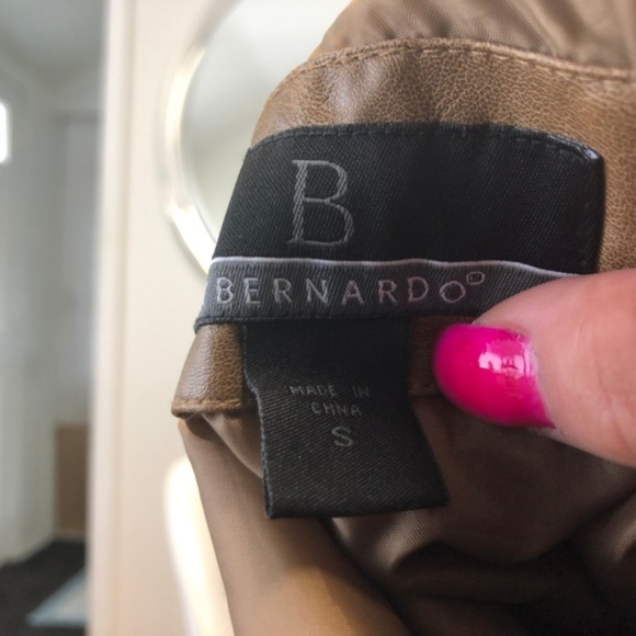 Bernardo Brown Studded Leather Jacket - Picture 4 of 5